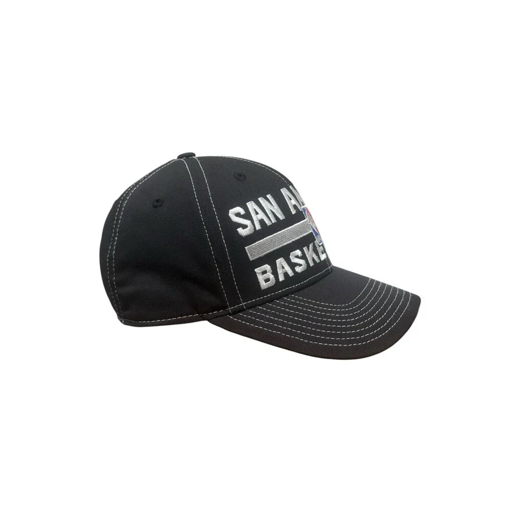 Adidas NBA San Antonio Spurs Basketball Black OSFA hat
